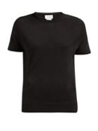Matchesfashion.com Lemaire - Seamless Short Sleeve Knitted T Shirt - Womens - Black