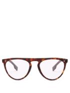 Matchesfashion.com Burberry - Caxton Tortoiseshell Acetate D Frame Glasses - Mens - Brown