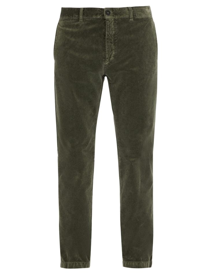 Massimo Alba Straight-leg Velvet Trousers