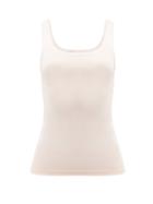 Ladies Lingerie Hanro - Touch Feeling Scoop-neck Tank Top - Womens - Light Pink