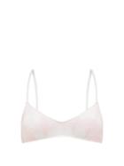 Matchesfashion.com Solid & Striped - Rachel Tie Dye Bikini Top - Womens - Light Pink