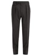 Ralph Lauren Purple Label Straight-leg Wool-flannel Trousers