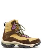 Jacquemus - Terra Suede And Canvas Hiking Boots - Mens - Green