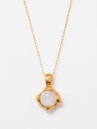 Alighieri - The Lunar Fragment 24kt Gold-plated Necklace - Womens - Gold Multi
