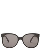 Matchesfashion.com Celine Eyewear - Round Acetate Sunglasses - Womens - Black