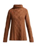Queene And Belle Hester Cable-knit Cashmere Sweater