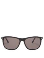 Matchesfashion.com Tom Ford Eyewear - Alasdhair Rectangle Frame Sunglasses - Mens - Black Multi
