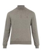 Polo Ralph Lauren Long-sleeved Zip-through Wool Sweater