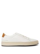 Matchesfashion.com Common Projects - Retro Low Leather And Nubuck Trainers - Mens - White Multi