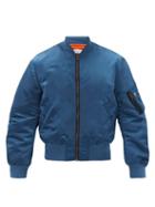 Matchesfashion.com Martine Rose - Logo-print Technical Bomber Jacket - Mens - Navy