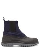 Matchesfashion.com Diemme - Balbi Suede And Rubber Chelsea Boots - Mens - Navy