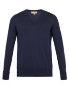 Burberry Kempton V-neck Wool Sweater