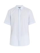Dolce & Gabbana Striped Short-sleeved Cotton Shirt