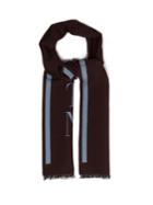 Valentino Logo-initialled Wool-blend Scarf