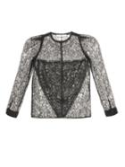Givenchy Long-sleeved Lace Blouse