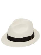 Matchesfashion.com Borsalino - Woven Straw Panama Hat - Mens - White