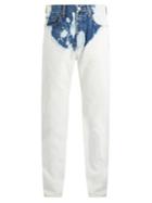 Balenciaga Bleached Straight-leg Jeans