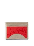 Christian Louboutin - Kios Logo-debossed Leather Cardholder - Mens - Red