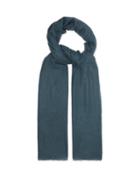 Matchesfashion.com Allude - Distressed Knit Cashmere Scarf - Womens - Navy
