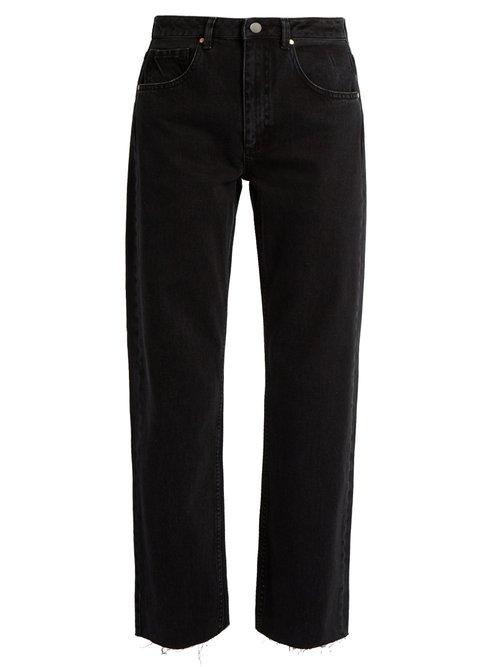 Matchesfashion.com Raey - Press Straight Leg Jeans - Womens - Black