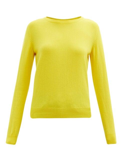 Matchesfashion.com A.p.c. - Nola Cashmere Sweater - Womens - Yellow