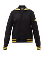 Matchesfashion.com Stella Mccartney - Erve Logo-print Wool Blouson Jacket - Womens - Black
