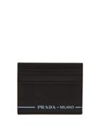 Prada Logo Leather Cardholder