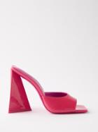 The Attico - Devon 115 Patent-leather Mules - Womens - Fuchsia