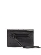 Matchesfashion.com Balenciaga - Neo Croc-effect Leather Wallet - Womens - Black