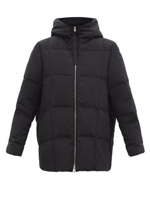 Ladies Rtw Jil Sander - Longline Down-filled & Padded Hooded Coat - Womens - Black