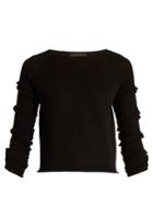 The Row Jian Bow-sleeved Cashmere Sweater