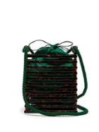 Matchesfashion.com Montunas - Vanda Tortoiseshell Acetate Box Bag - Womens - Green Multi