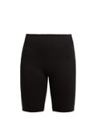 Matchesfashion.com Paco Rabanne - Bodyline Logo Jacquard Cycling Shorts - Womens - Black