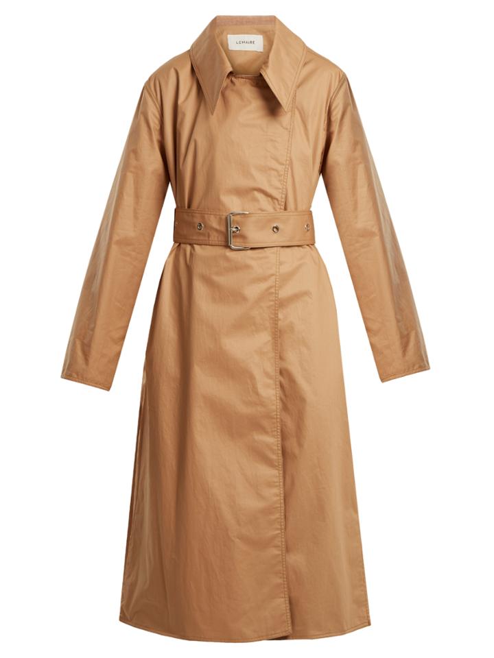 Lemaire Water-repellent Cotton-blend Trench Coat