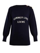 Loewe Summer Love Logo-embroidered Wool-blend Sweater