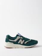 New Balance - 997h Suede And Mesh Trainers - Mens - Green White