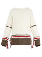 Maison Margiela Fringed-knit Wool-blend Sweater