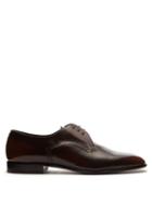 Matchesfashion.com Maison Margiela - Leather Derby Shoes - Mens - Brown