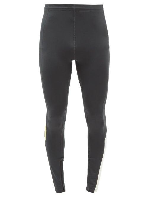 7 Days Active - Evert Running Leggings - Mens - Green Multi