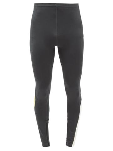 7 Days Active - Evert Running Leggings - Mens - Green Multi