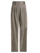 Balmain Prince Of Wales-checked Virgin-wool Trousers
