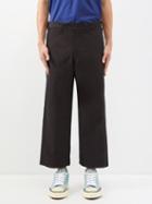 Junya Watanabe - Cotton-moleskin Trousers - Mens - Black
