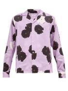 Matchesfashion.com Saturdays Nyc - Marco Moonflower-print Lyocell Shirt - Mens - Purple Multi