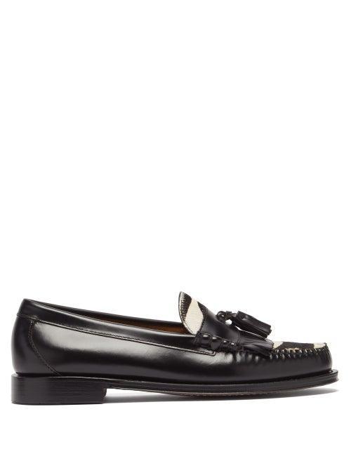 G.h. Bass & Co. - Weejuns Layton Kiltie Leather Loafers - Mens - Black