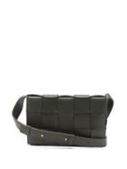 Matchesfashion.com Bottega Veneta - Cassette Small Intrecciato Leather Cross-body Bag - Womens - Dark Green