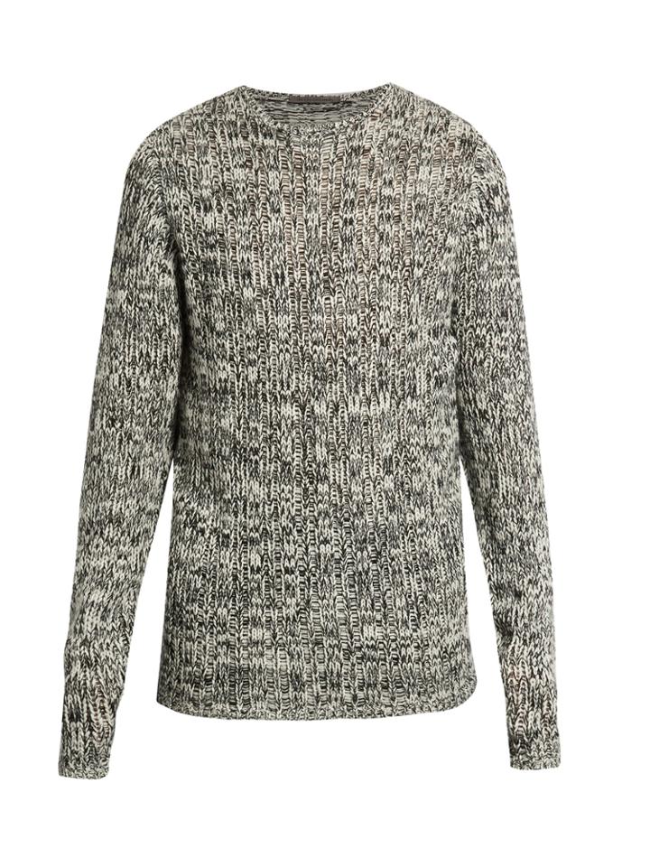 Denis Colomb Crew-neck Open-weave Cashmere Sweater