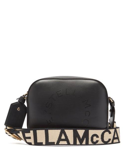 Matchesfashion.com Stella Mccartney - Stella Small Faux-leather Cross-body Bag - Womens - Black