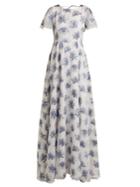 Athena Procopiou In The Hills Floral-jacquard Dress