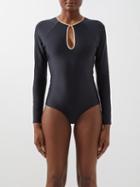 Johanna Ortiz - Open-back Paddle Suit - Womens - Black