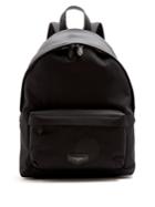 Givenchy Leather-appliqu Canvas Backpack